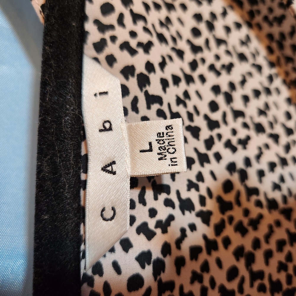 CAbi Black and White Relaxed Tank Top - Picture 4 of 5